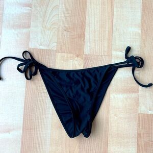 Black tie Bikini bottom XL NWT